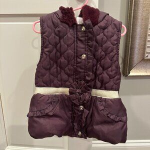 Size 5T Puffer/Fur Vest